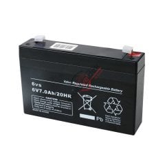 6V 7AH AKÜLÜ ARABA AKÜSÜ