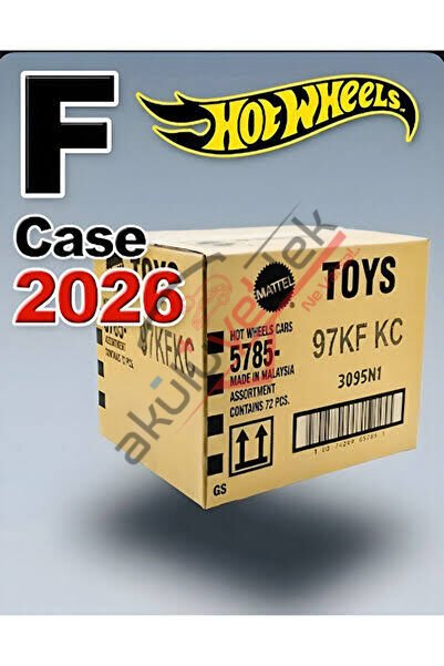 Hotwheels 2026 F KOLİSİ - 72’li Kapalı koli