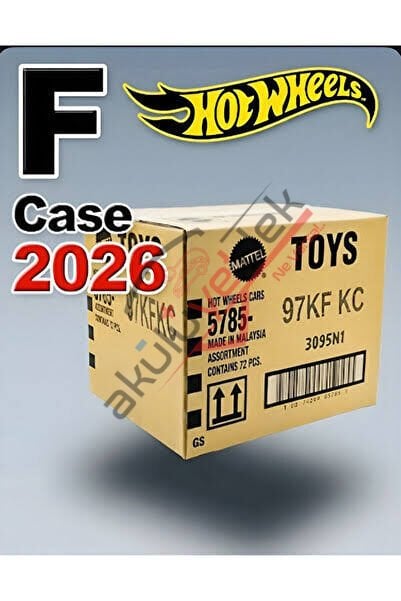 Hotwheels 2026 F KOLİSİ - 72’li Kapalı koli