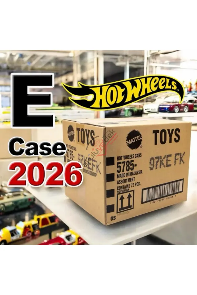 Hotwheels 2026 E KOLİSİ - 72’li Kapalı koli