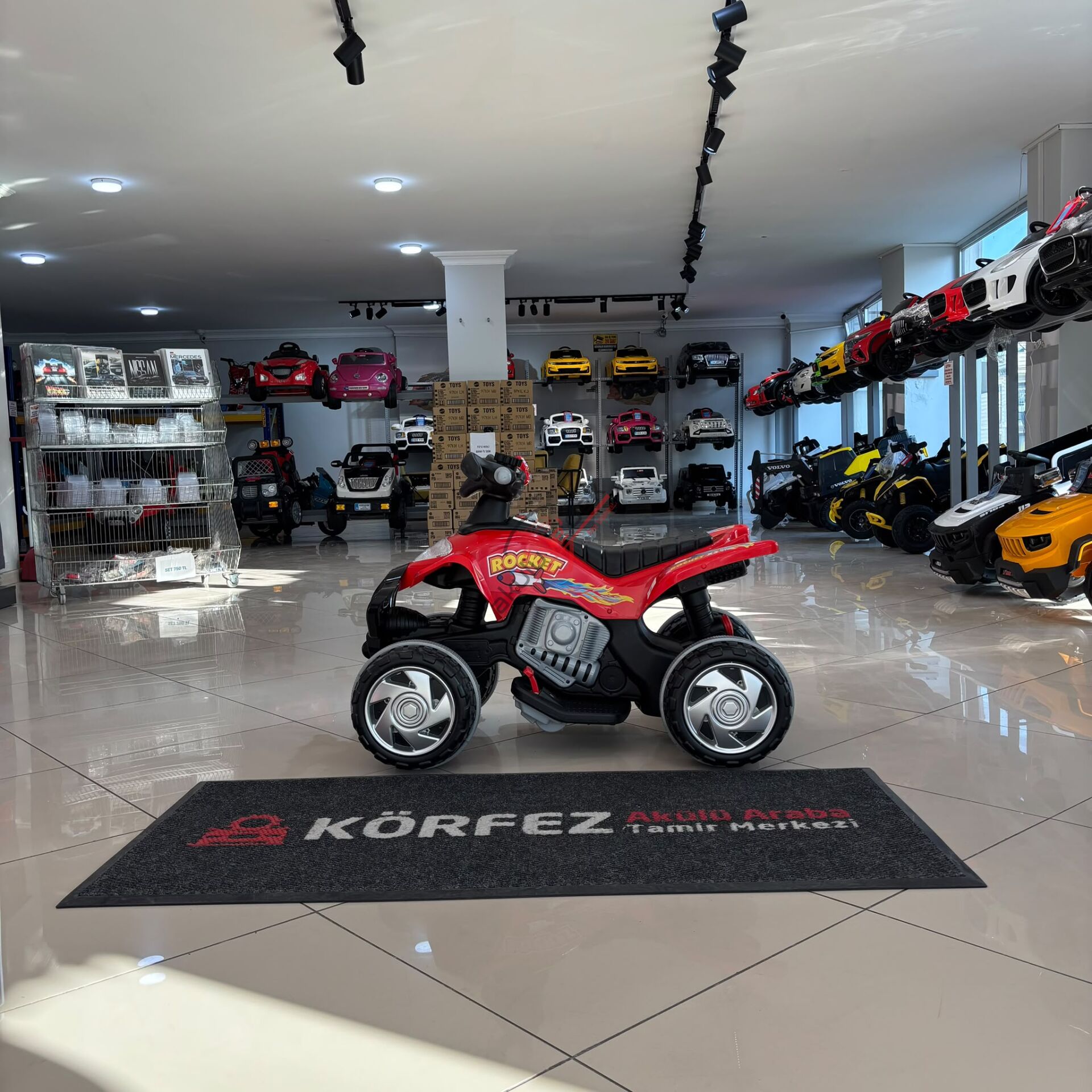 Rocket 12V Akülü ATV Kırmızı