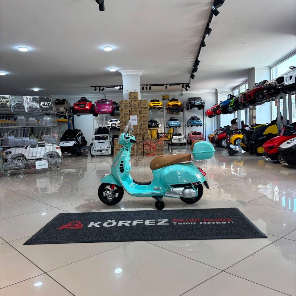 LİSANSLI VESPA GT5 12V AKÜLÜ ÇOCUK MOTORU