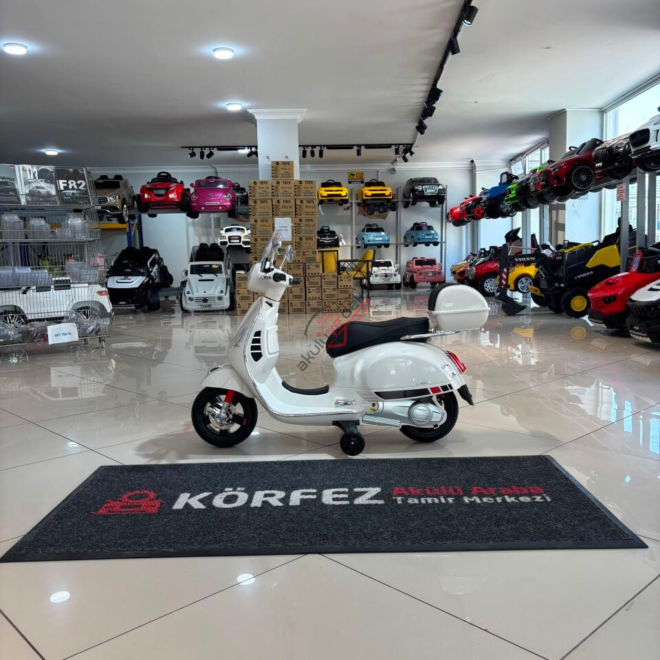 LİSANSLI VESPA GT5 12V AKÜLÜ ÇOCUK MOTORU