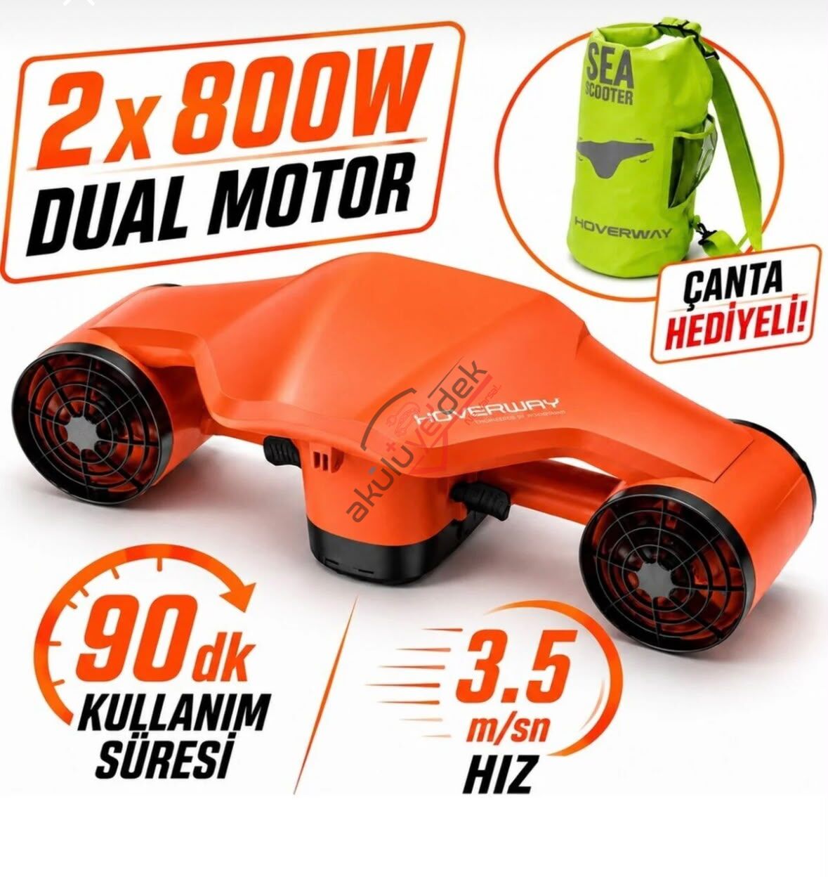 Su Altı Elektrikli Deniz Scooter