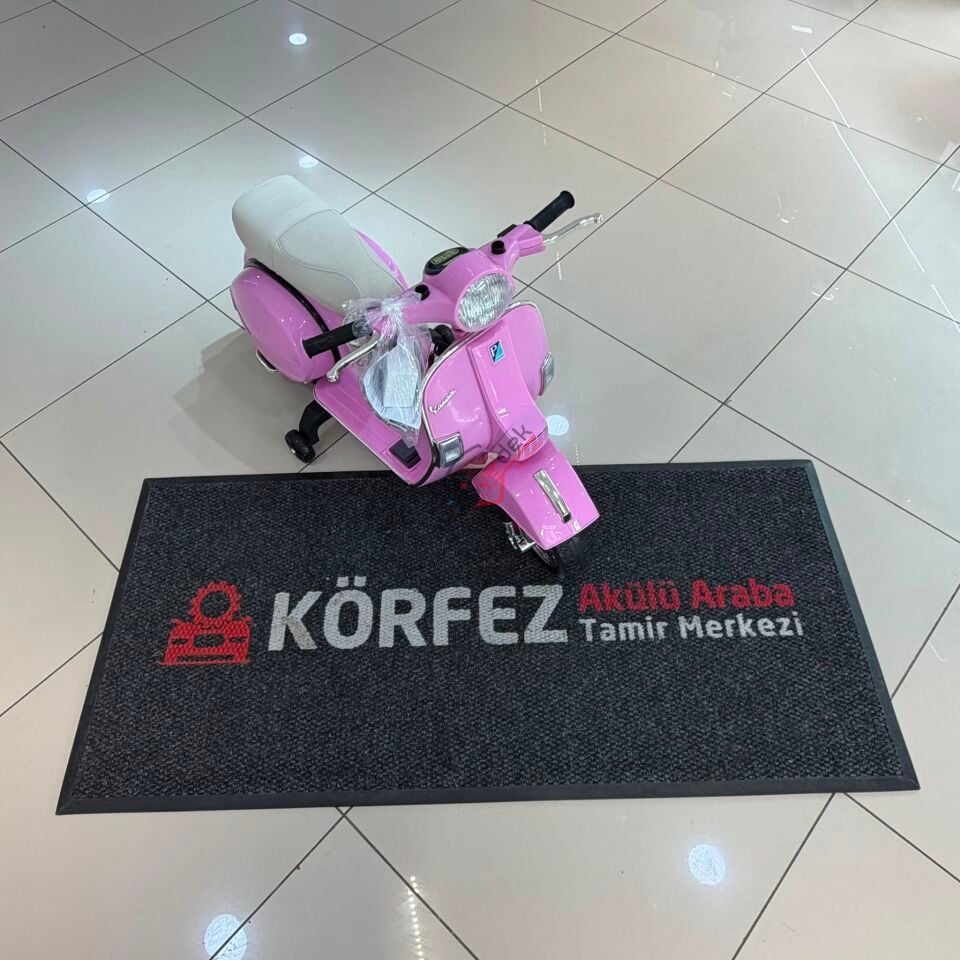lisanslı Vespa çocuk akülü motosikleti