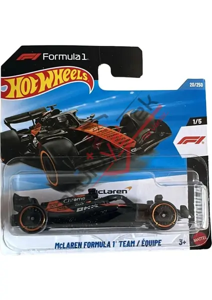 Hot Wheels Mclaren Formula 1 Team Equipe Metal Gövde ile Detaylı Tasarım 1:64 Ölçekli Model
