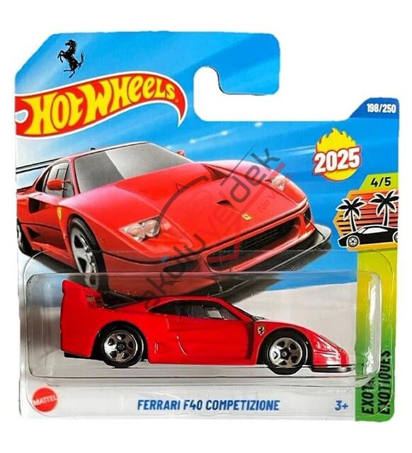 Hot Wheels - Ferrari F40 Competizione (1/64) Kırmızı