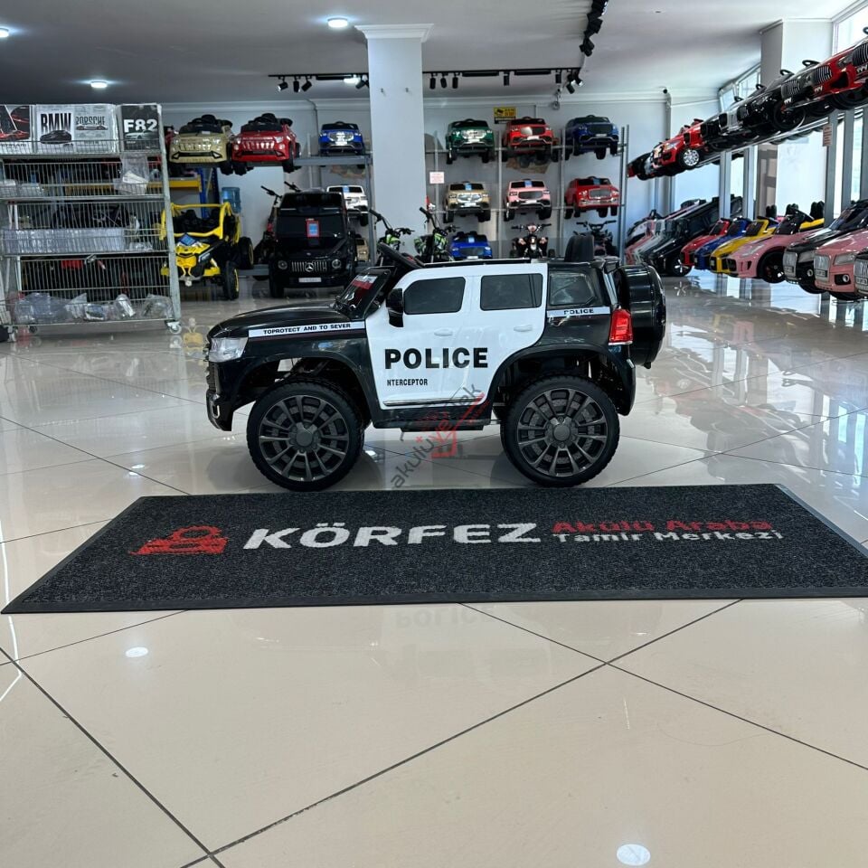 Polis SUV Akülü Çocuk Arabası