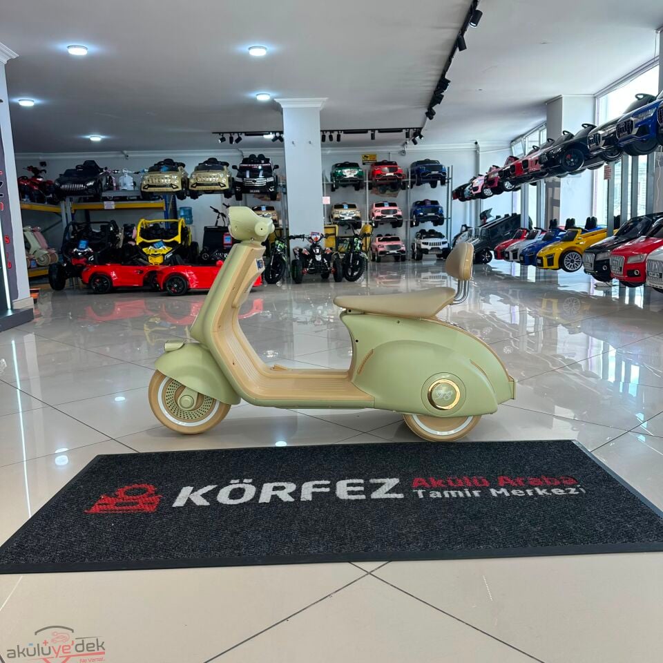 12V vespa dizayn Akülü Motor