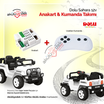 Dolu 8086 Sahara 12v Akülü Araba Anakart-Kumanda Takımı CSR-12T-1A / K7-B8