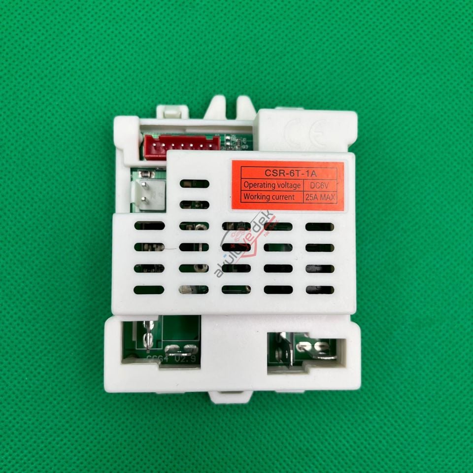 Dolu Tiago 6v Kumandalı Akülü Araba Anakart-Kumanda Seti Kırmızı CSR-6T-1A