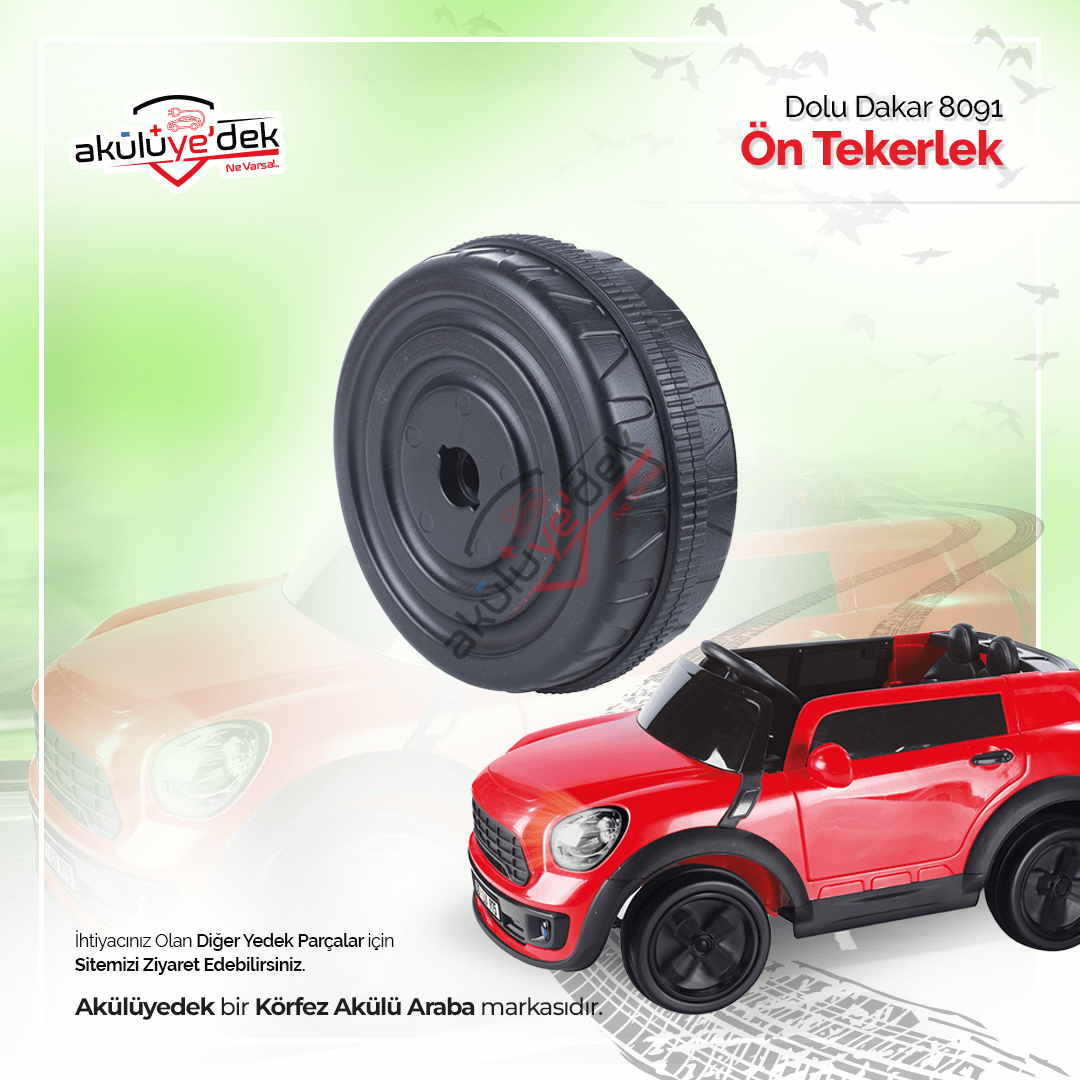 DOLU Dakar 8091 12V Akülü Araba Ön Tekerlek