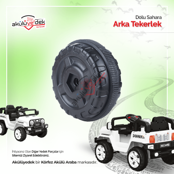 DOLU Sahara - 8086 12V Akülü Araba Arka Teker Contalı