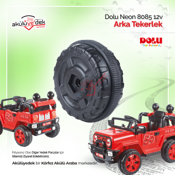 DOLU Neon 8085 12V Akülü Araba Arka Teker Contalı
