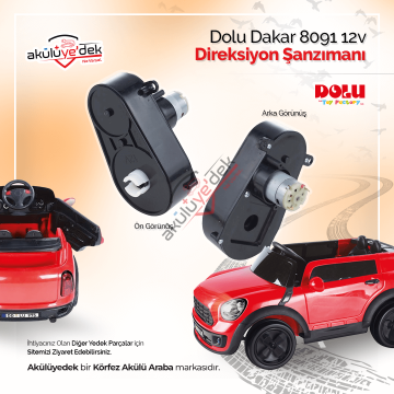 DOLU Dakar 8091 12v Akülü Araba Direksiyon Şanzımanı - K7-C6