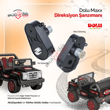 DOLU Maxx 12v Akülü Araba Direksiyon Şanzımanı - K7-C6
