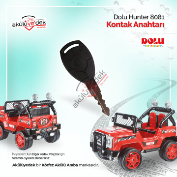 Dolu Hunter 8081 12v Akülü Araba Kontak Anahtarı - K8-A20