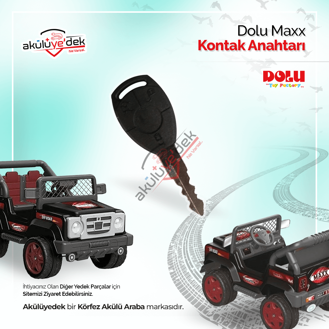 Dolu  Maxx 12v Akülü Araba Kontak Anahtarı - K8-A20