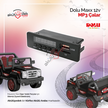 Dolu Maxx 12v Akülü Araba Mp3 Çalar K8-A4