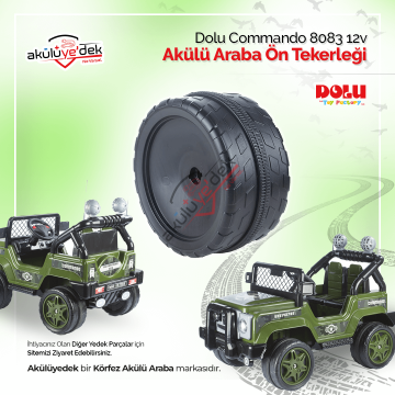 DOLU Commando 8083 12v Akülü Araba Ön Teker
