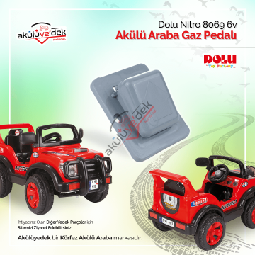 Dolu Nitro 8069 6v Akülü Araba Gaz Pedalı  - K5-C3