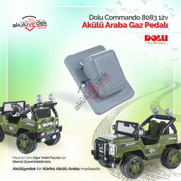 Dolu Commando 8083 12v Akülü Araba Gaz Pedalı - K5-C3