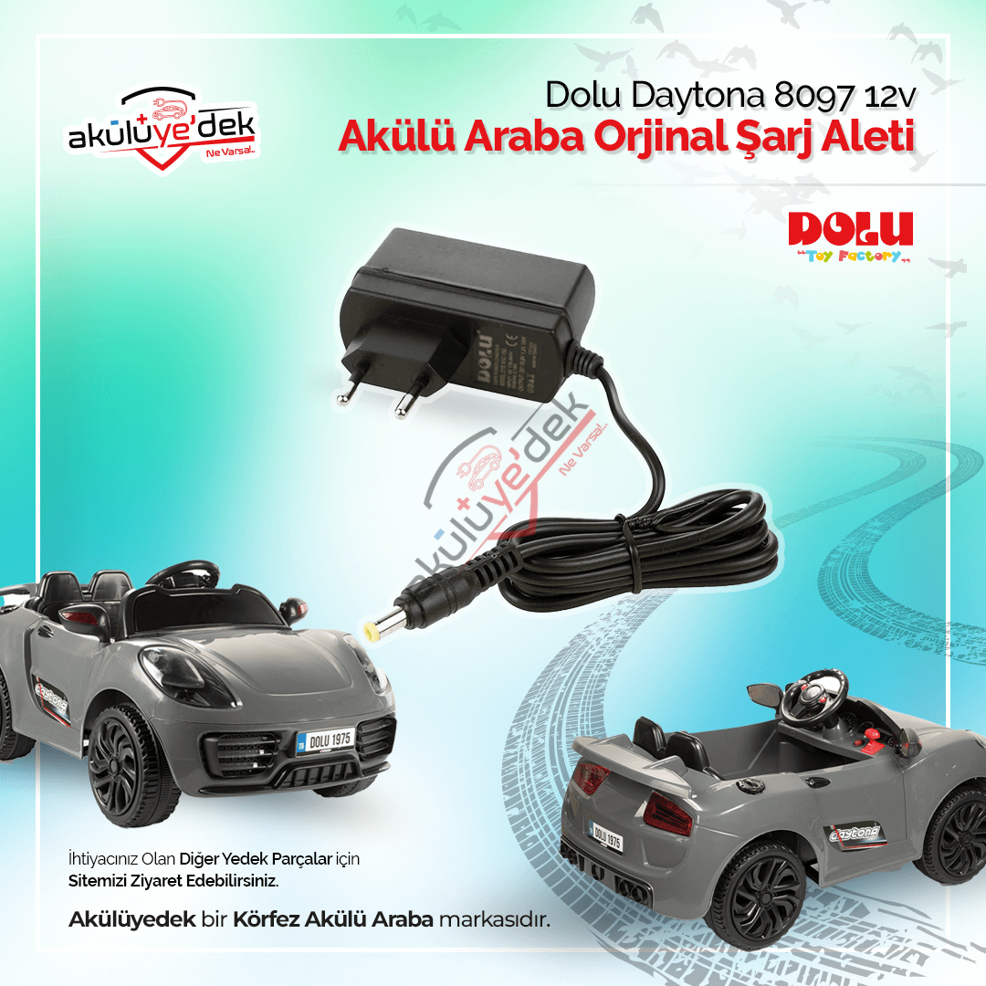 DOLU Daytona 8097 12v Akülü Araba Orjinal Şarj Aleti K4-B
