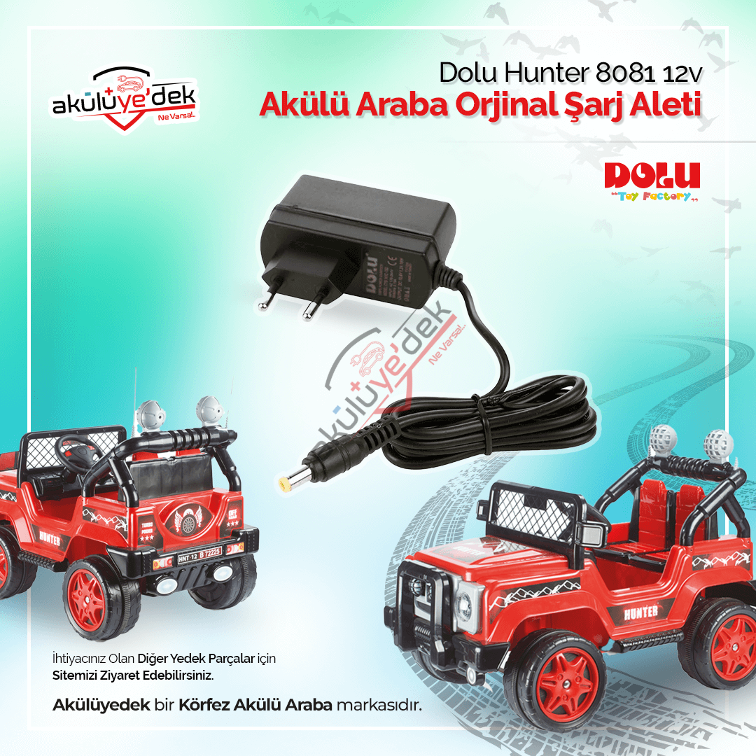 DOLU Hunter 8081 12v Akülü Araba Orjinal Şarj Aleti