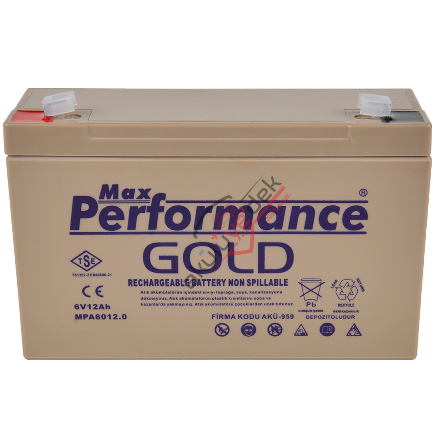 6V 12AH AKÜLÜ ARABA AKÜSÜ