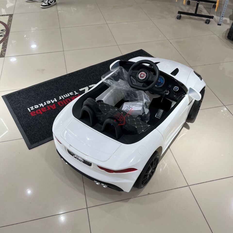 442 COUGAR AKÜLÜ ARABA 12V KUMANDALI - BEYAZ