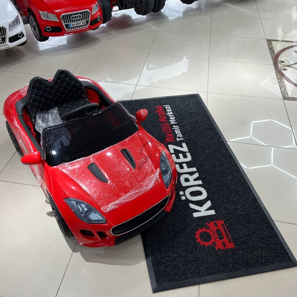 442 COUGAR AKÜLÜ ARABA 12V KUMANDALI -KIRMIZI