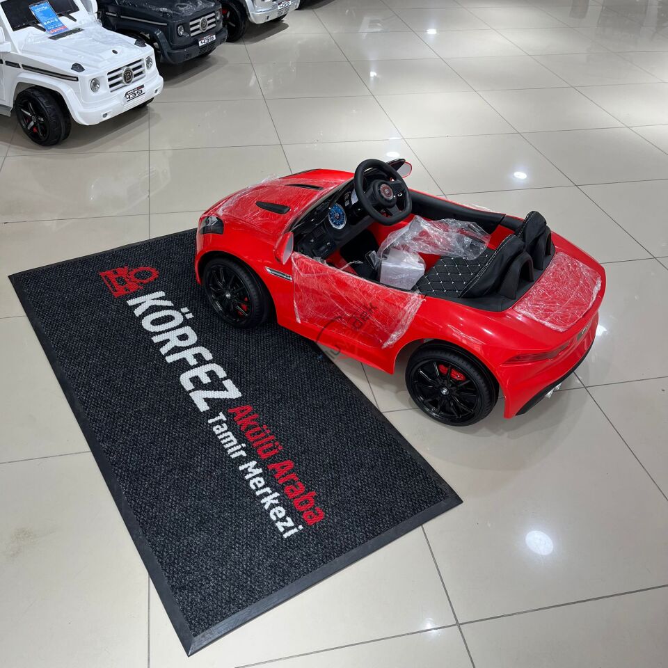 442 COUGAR AKÜLÜ ARABA 12V KUMANDALI -KIRMIZI