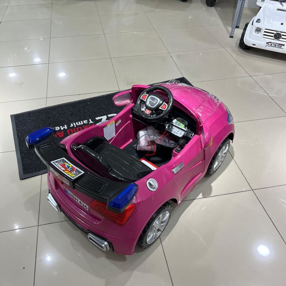436 E-DRİVE-5 AKÜLÜ ARABA 12V KUMANDALI - PEMBE
