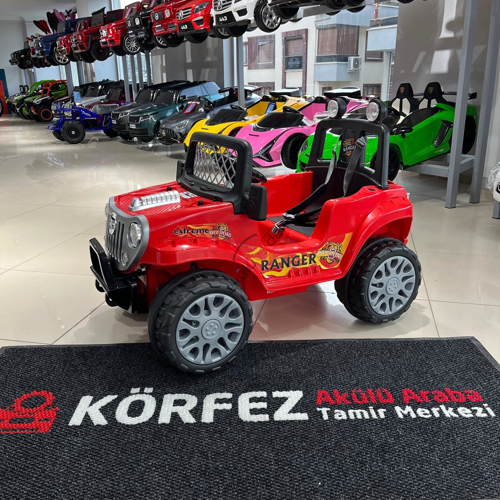 PİLSAN RANGER 12V KUMANDALI AKÜLÜ ARABA - KIRMIZI - 05 107