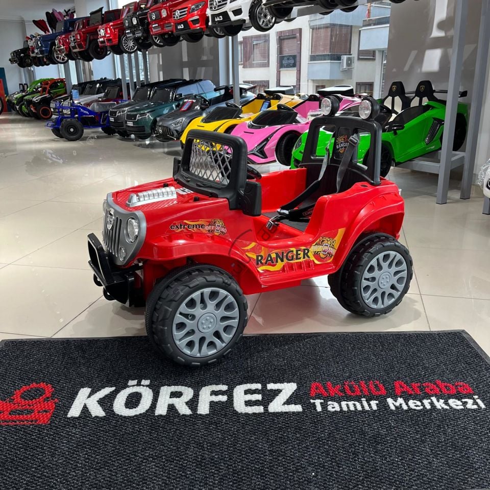 PİLSAN RANGER 12V KUMANDALI AKÜLÜ ARABA - KIRMIZI - 05 107