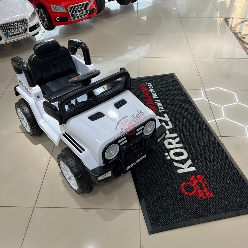 DOLU SAHARA 12V KUMANDALI AKÜLÜ ARABA BEYAZ - 8086 - 34915