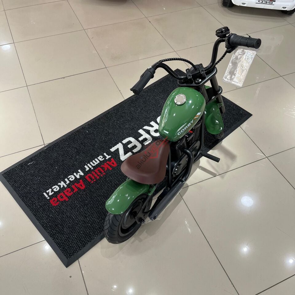24v Vintage Elektrikli Motor - Yeşil