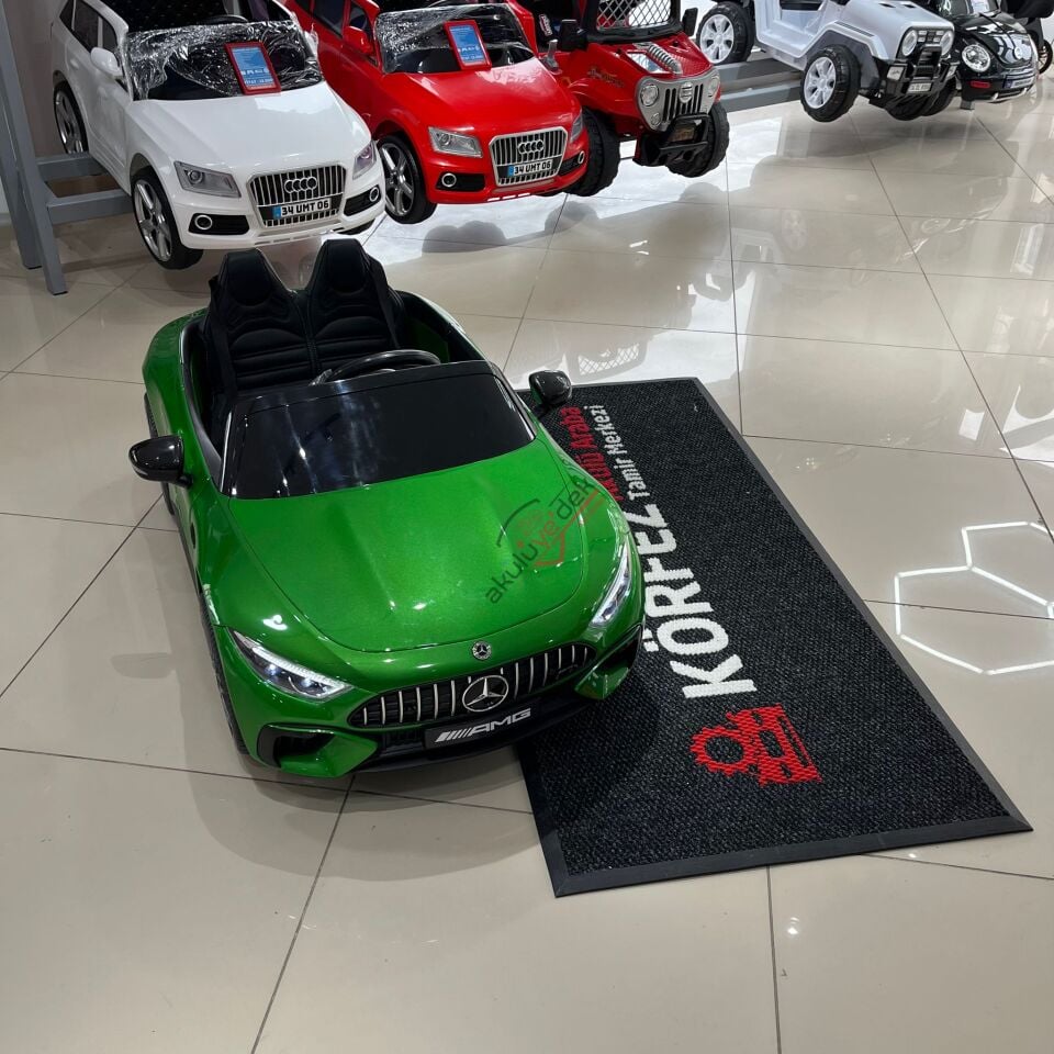 Lisanslı Mercedes Sl63 - 24V Tabletli Yeşil