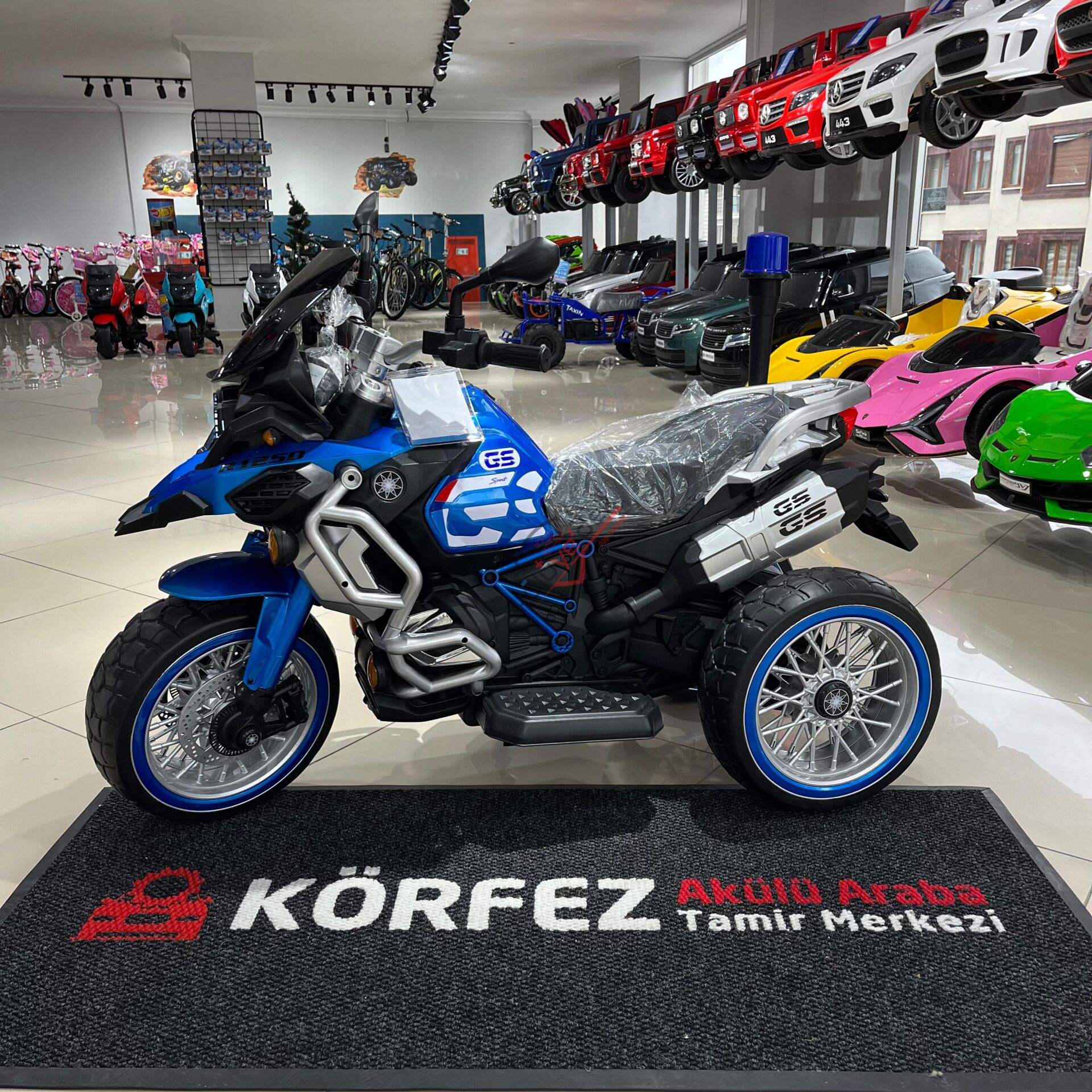 12V R1250 Akülü Motor - Metalik mavi