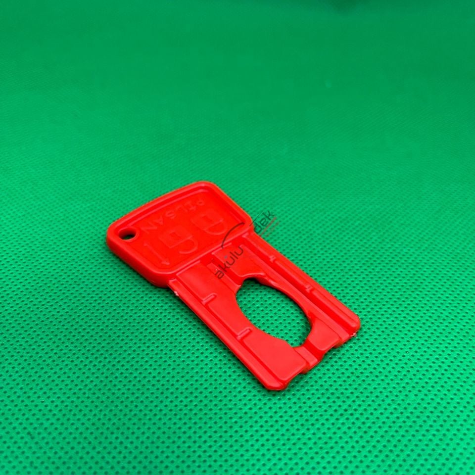 PİLSAN KARTLI KONTAK ANAHTARI KIRMIZI