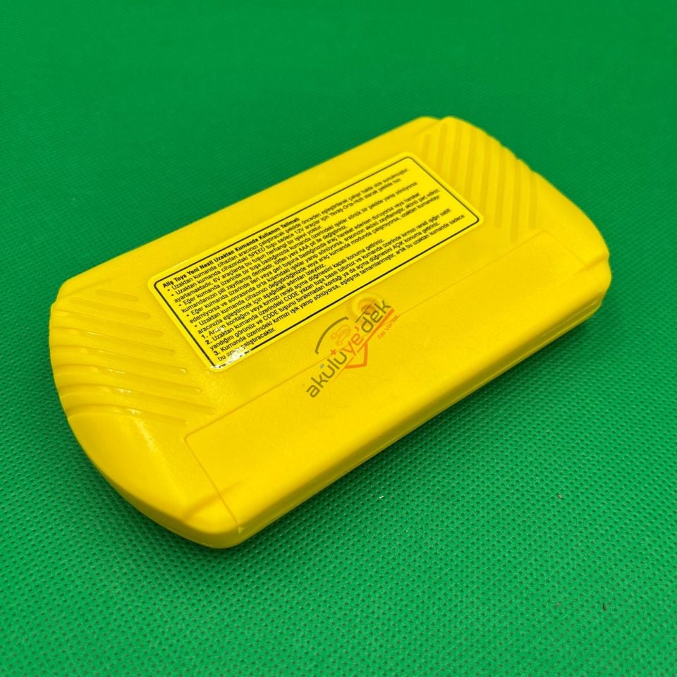 ALİŞ 2.4GHZ AKÜLÜ ARABA KUMANDASI SARI