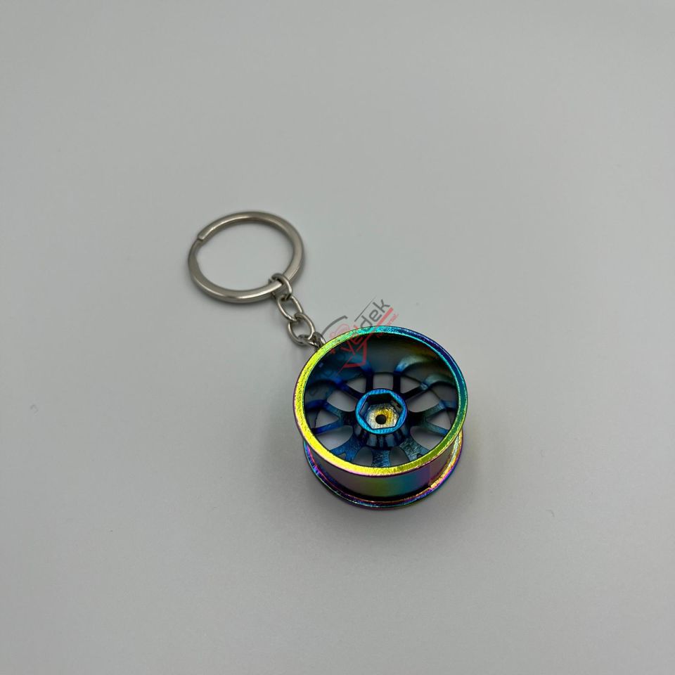 JANT ANAHTARLIK GÖKKUŞAĞI RAİNBOW 3,5 CM - K9-C2
