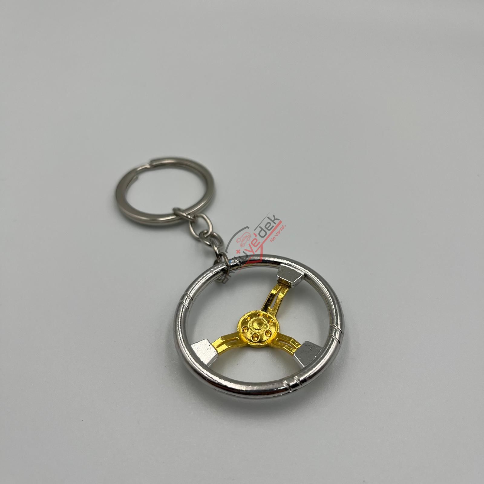 DİREKSİYON ANAHTARLIK GÜMÜŞ-GOLD - K9-F1