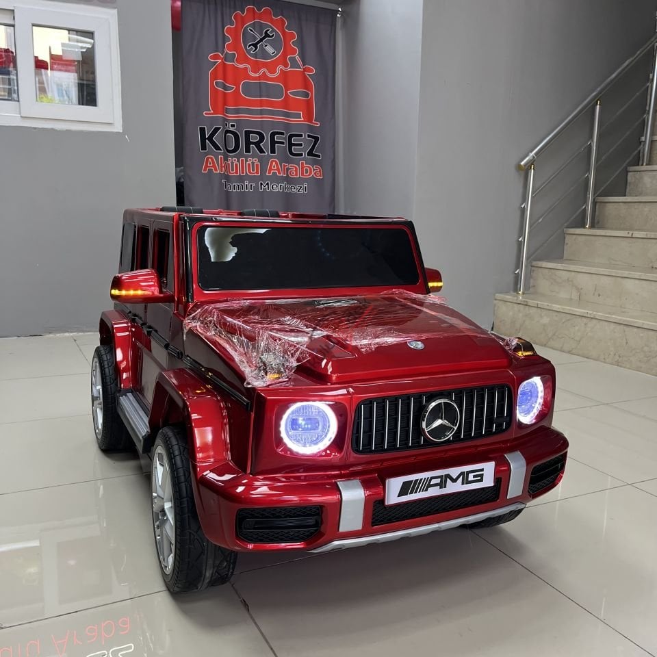 Çift Kişilik Lisanslı Mercedes Mega Boy G65 Akülü Araba