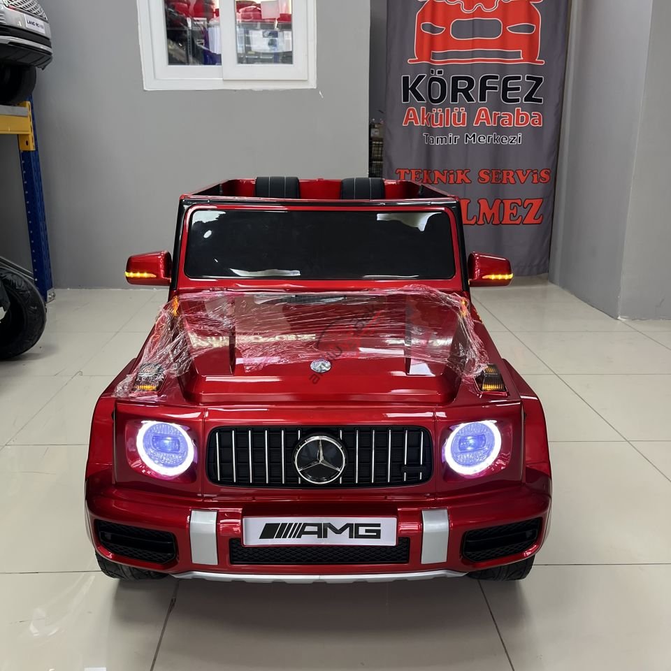 Çift Kişilik Lisanslı Mercedes Mega Boy G65 Akülü Araba