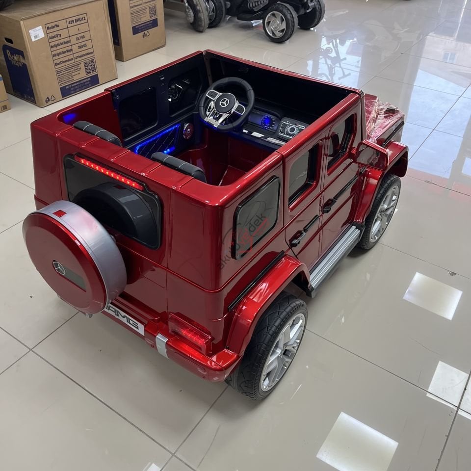 Çift Kişilik Lisanslı Mercedes Mega Boy G65 Akülü Araba
