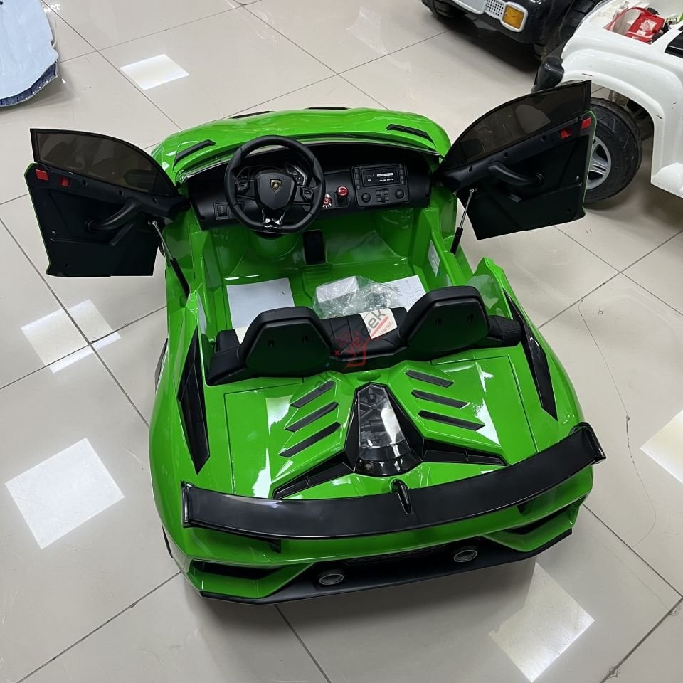 24V Drift Lamborghini Aventador Akülü Araba - yeşil