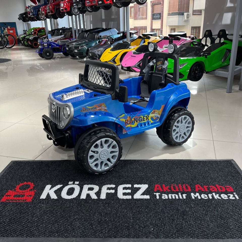 PİLSAN RANGER 12V KUMANDALI AKÜLÜ ARABA - MAVİ - 05 107