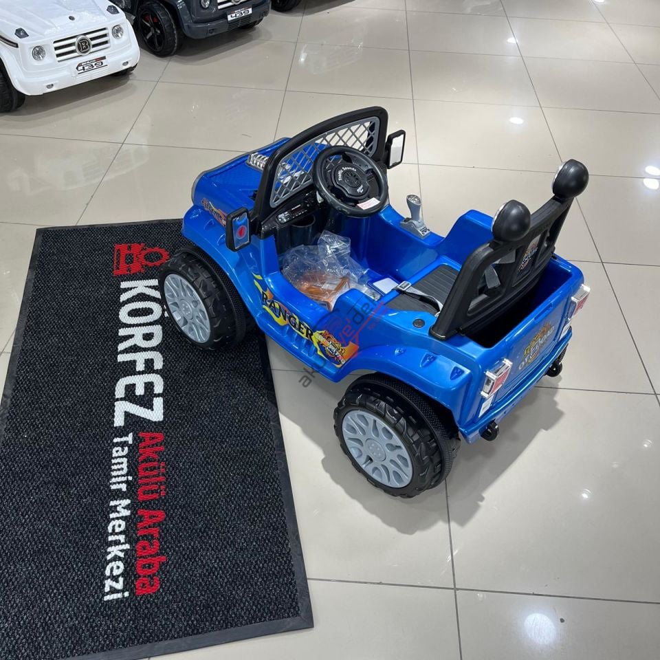 PİLSAN RANGER 12V KUMANDALI AKÜLÜ ARABA - MAVİ - 05 107