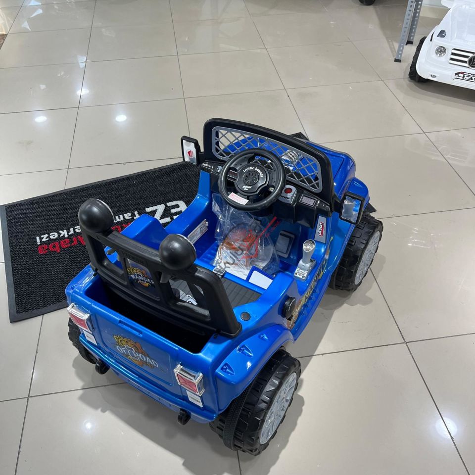 PİLSAN RANGER 12V KUMANDALI AKÜLÜ ARABA - MAVİ - 05 107